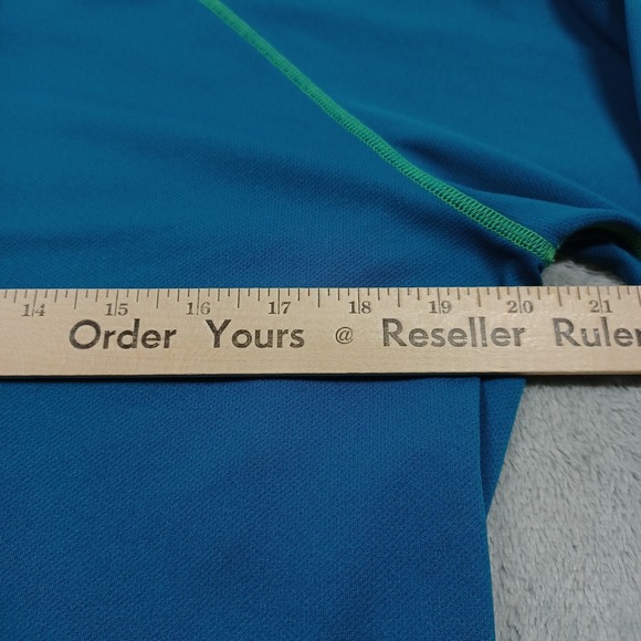 Simms Sweater Womens Large Blue Hoodie Pullover Solarflex Pockets Casual - Picture 9 of 9